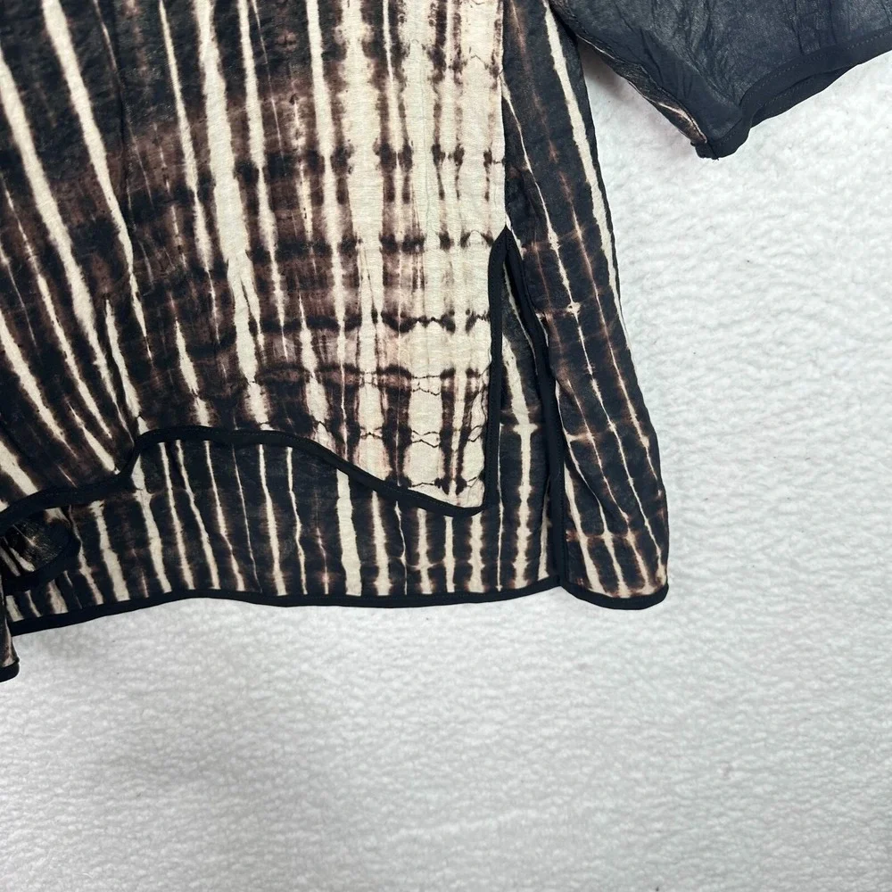 HarvBella by Exotic Tie‎ Dye Convertible Drape Cardigan Boho Wrap Jacket - Picture 7 of 15